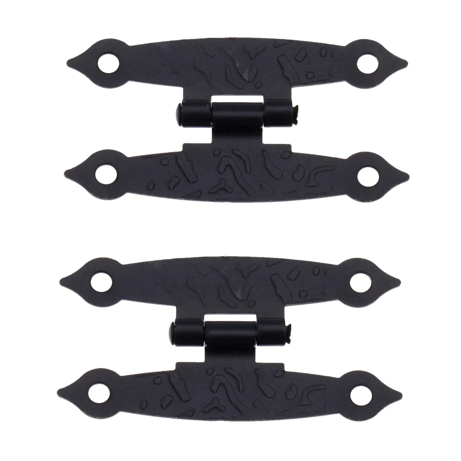 10 pezzi di cerniere for mobili a forma di H nere antiche, accessori for porte, finestre, mobili da cucina, armadi, guardaroba, scatole di legno