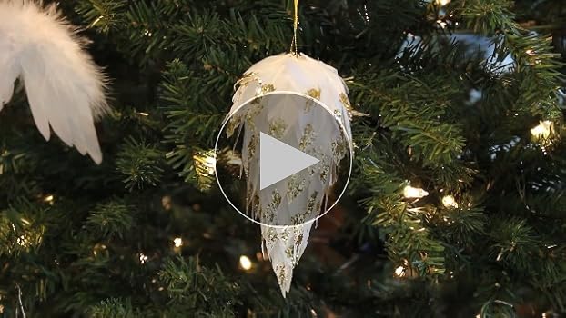 Natural Festive Feather Christmas Tree - 24