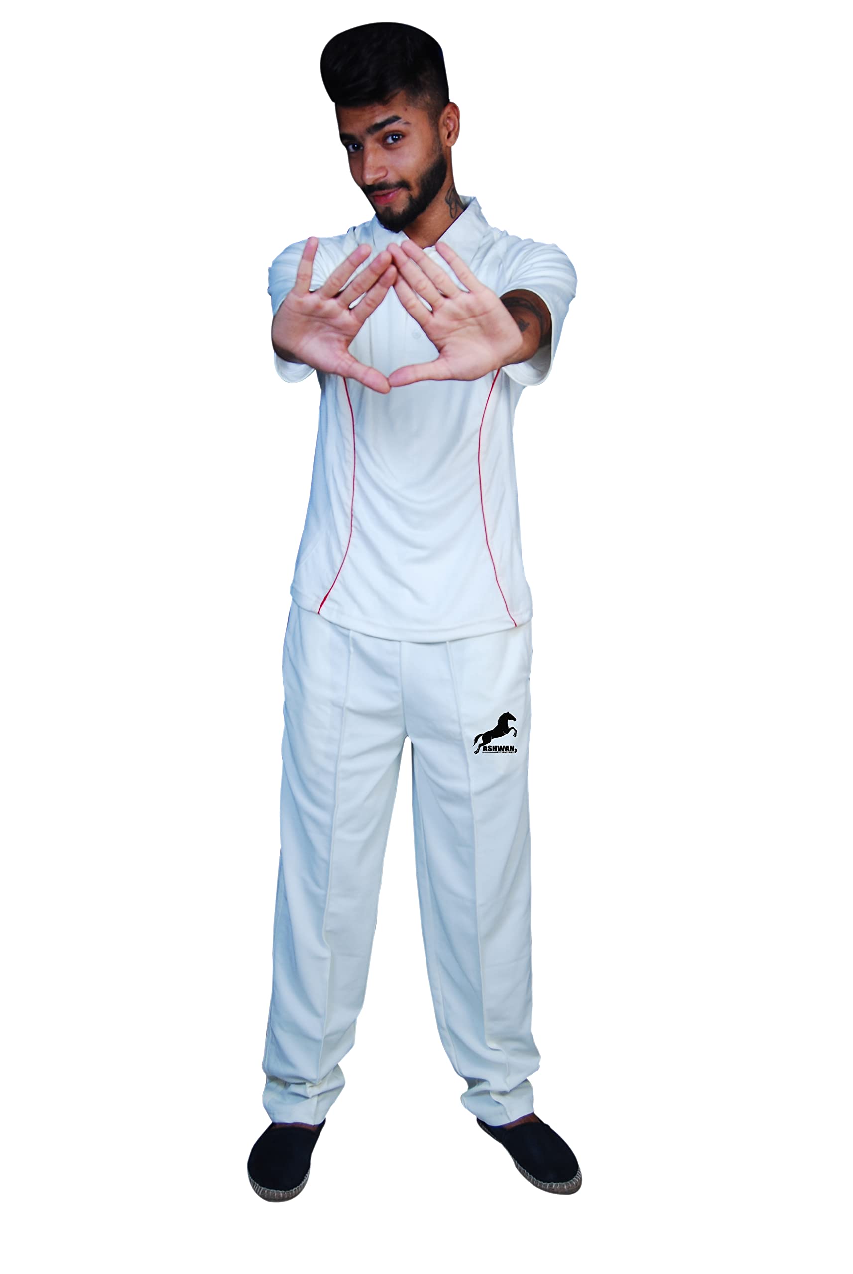 ASHWAN Cricket Test Match Uniform for Men