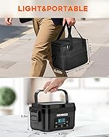 Vista 8 de Cordless Electric Lunch Box for Adults – Battery-Powered Heated Lunch Box Food Warmer with 1.1L Stainless Steel Container, Timer Function
