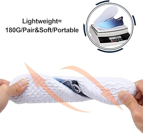 Vista 4 de Zapatos de agua Spesoul para mujer y hombre, transpirables, de secado rápido, suaves, estilo pies descalzos, para senderismo, natación, playa, surf