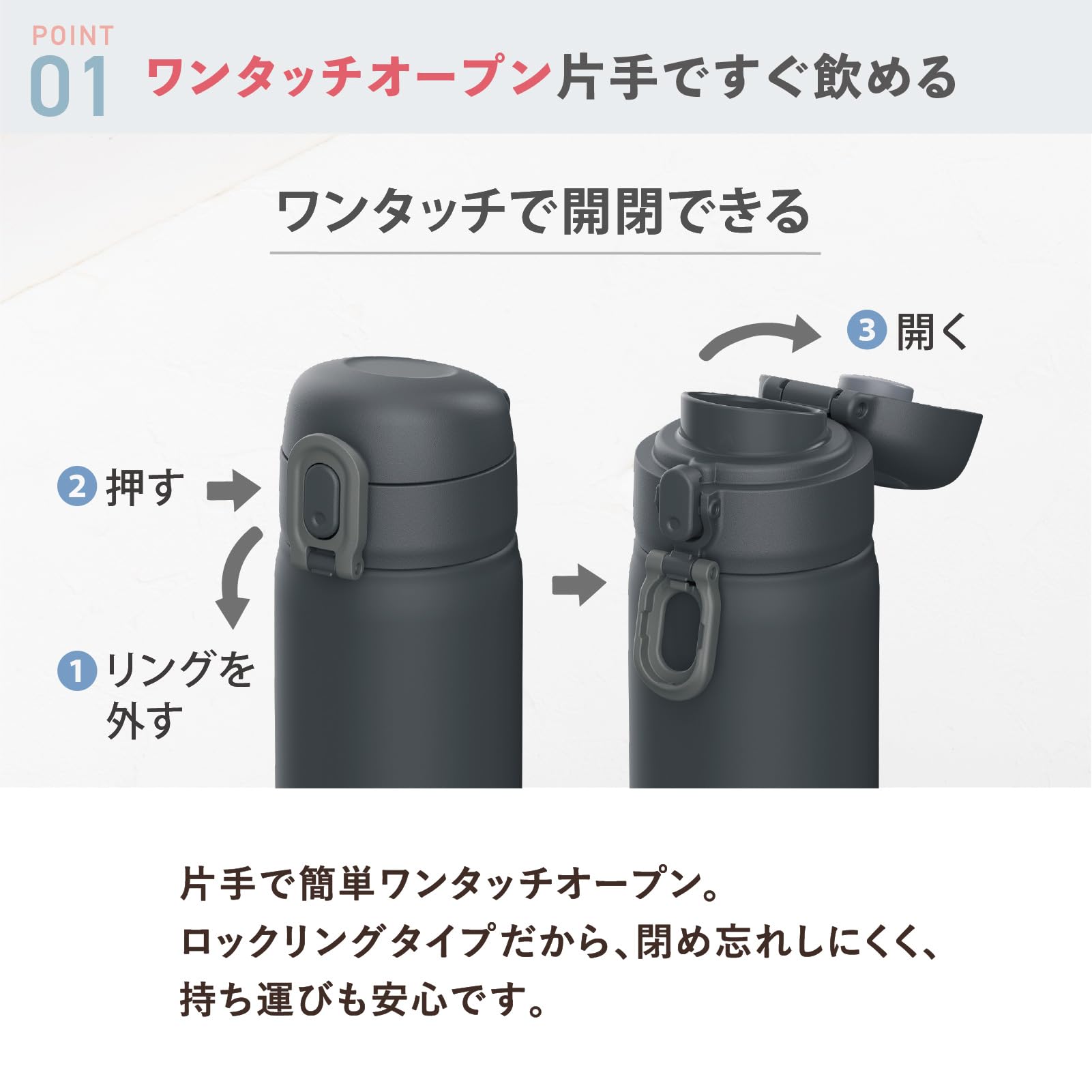 Amazon｜ピーコック魔法瓶工業(The-peacock) ピーコック 水筒 500ml