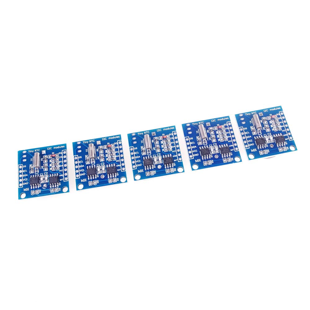 5 pezzi Tiny DS1307 I2C RTC DS1307 24C32 Time Watch Modulo per Arduino