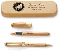 Vista 3 de Juegos de bolígrafos de graduación personalizados de Thanh 39 para él y ella