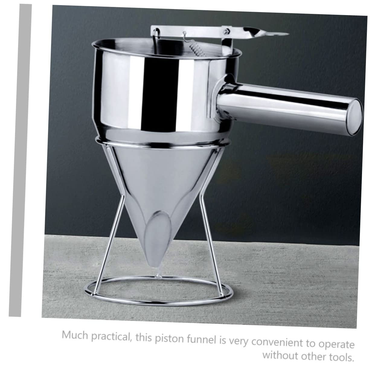 Ciieeo Imbuto in Acciaio Inossidabile Per Palline Di Polpo Dispenser Per Pasta Fai Da Te Strumenti Da Cucina Imbuto Dispenser Strumenti Per Cottura