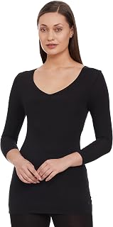 Enamor Women's Ultra Lightweight Thermal Top with Sweat Wicking and Antimicrobial Finish - TH02 Price In India