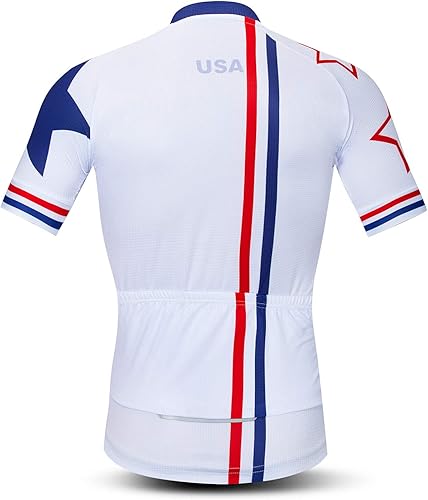 Miniatura 2 de Cycling Jersey Mens Bike Shirt Biking Tops for Road Racing MTB BMX Dirt Road Quick Dry, Comfortable, Moisture Wicking