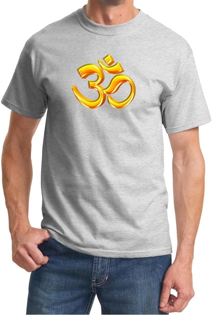 A&E Designs Mens Yoga Shirt 3D OM Tee T-Shirt