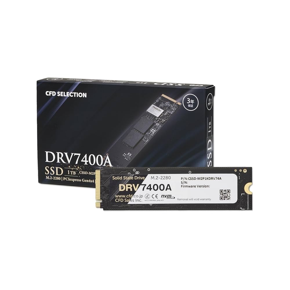 Amazon | CFD SSD NVMe DRV7400 シリーズ 1TB 3D NAND TLC採用