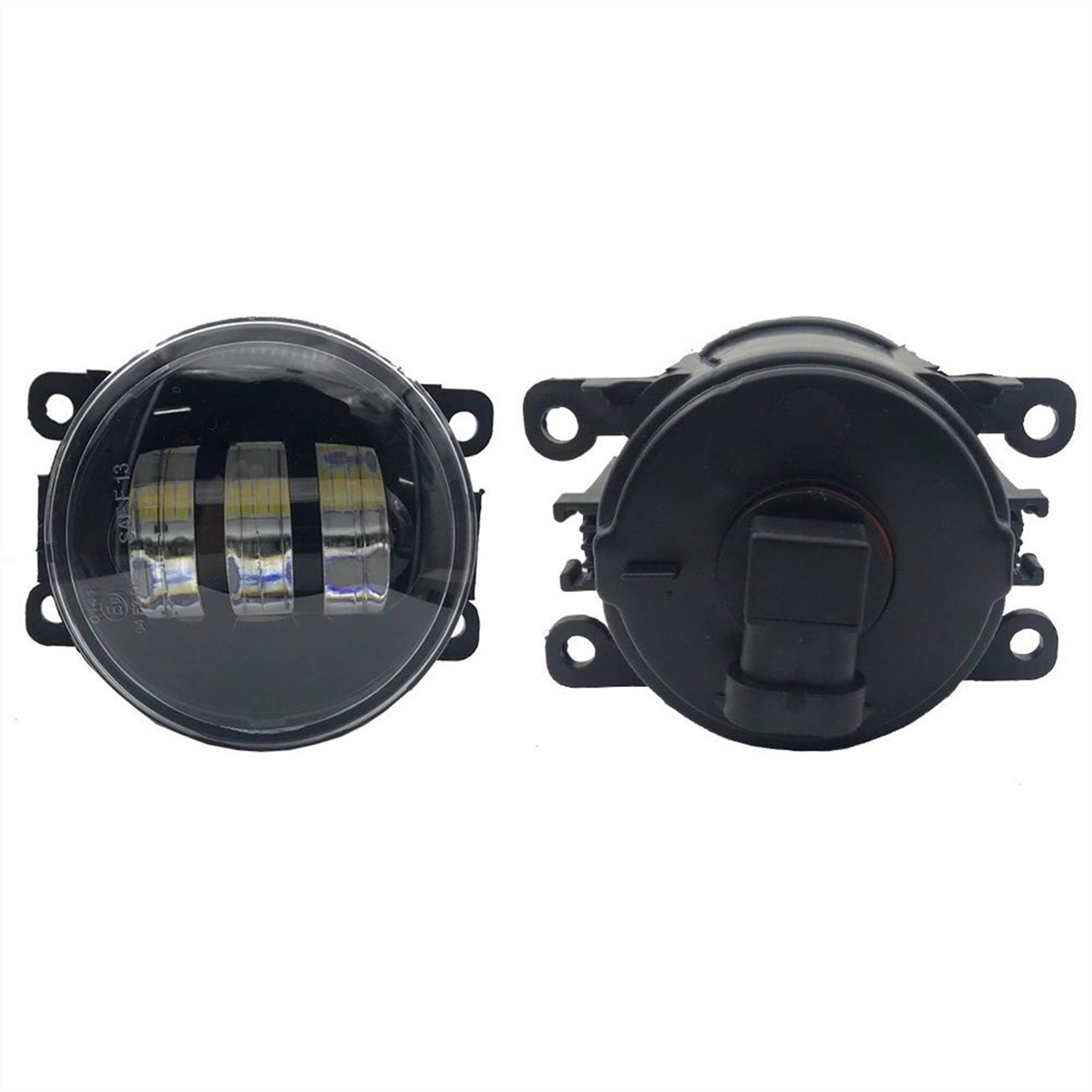 Montaż świetlny zespół H11 Bumper ŚWIATŁO Światło przeciwmgielne DRL 30W 6000LM 12V Dopasowany do Citroen. C6 TD. Saloon 2005-2015 Amber Biały Światła Przeciwmgielne (Color : Dual Color)