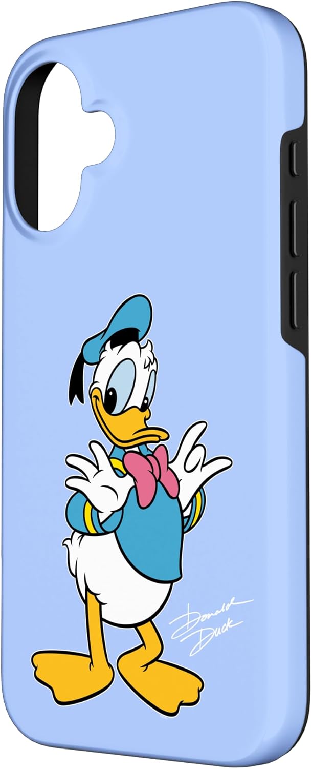 Disney Donald Duck Retro Character Proud Pose Trip Matching Case for iPhone 16