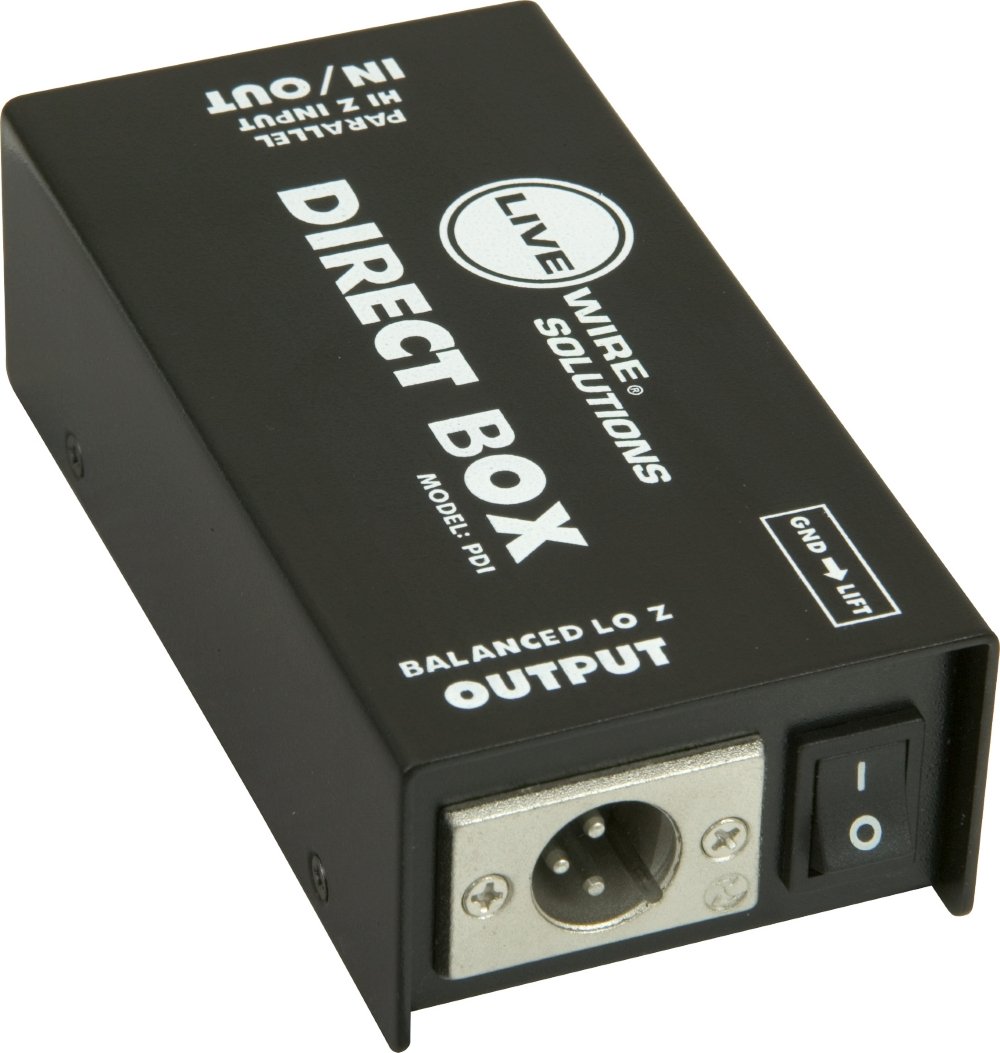 Live Wire PDI Double Shielded Heavy Duty Passive Direct Box