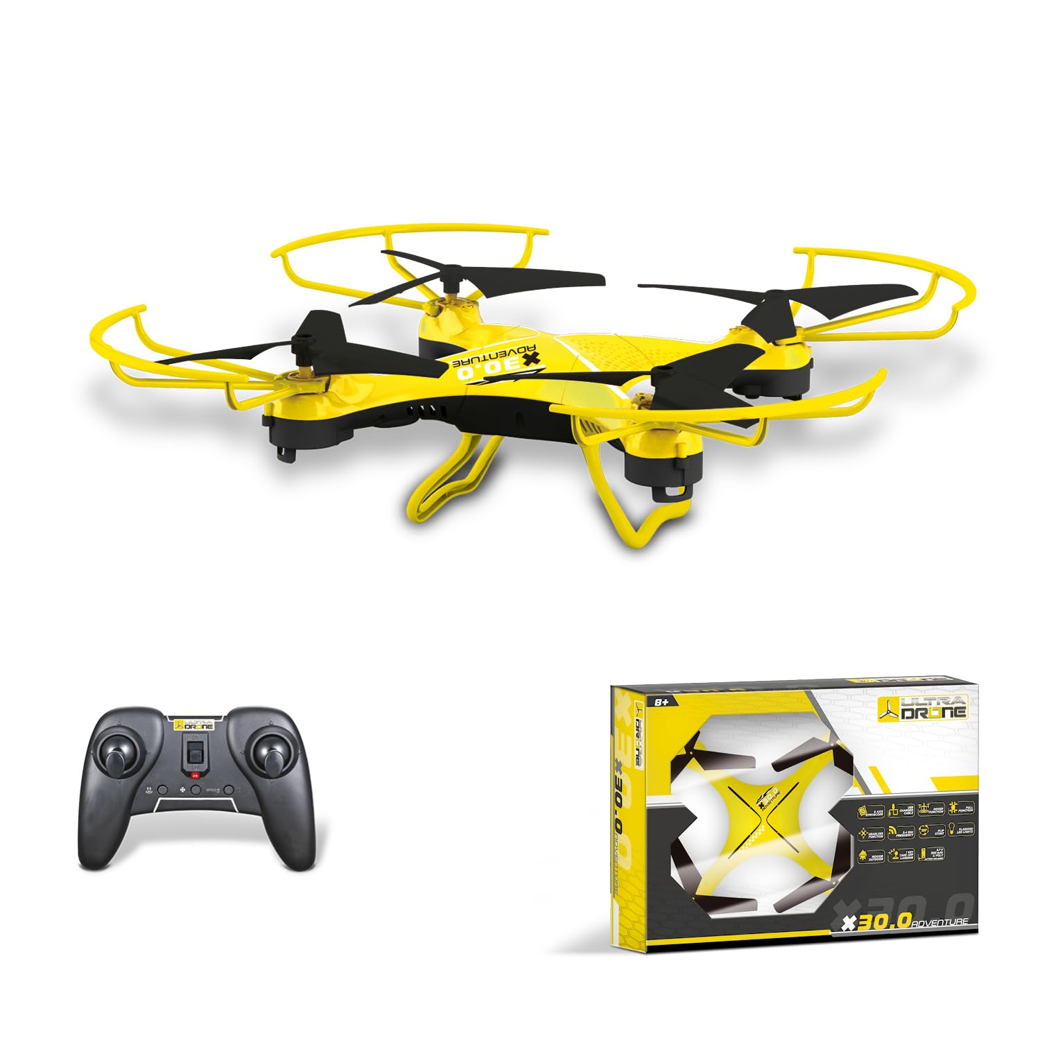Mondo Motors Drone X30.0 Adventure Ultradrone - wysoka stabilność - automatyczny start i lądowanie - 30 cm