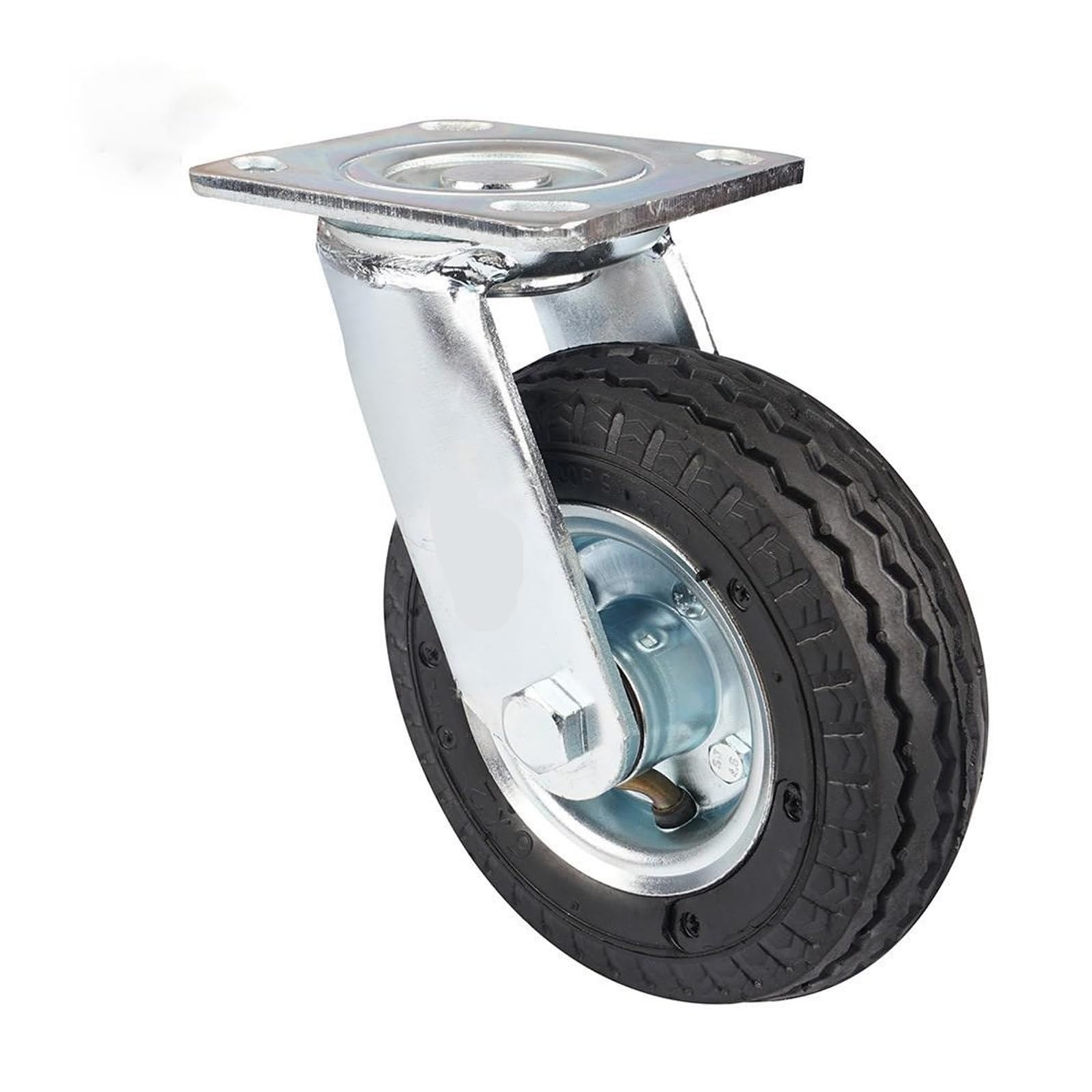 MXXDMOPD 1 Piece casters Heavy Duty 6 inch Inflatable Directional Wheels Rubber air wear Resistant Hotel Luggage(6-inch-a-active)