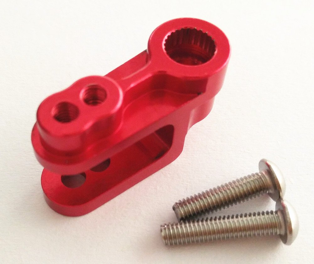Aluminum 25T Servo Horn Servo Arm for Traxxas 1/7 UDR Unlimited Desert Racer RED