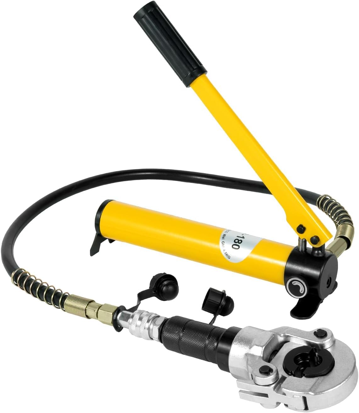 Hydrauliczne szczypce zaciskowe THV, kontur, zaciskarka zaciskowa, szczypce zaciskowe do rur 6 ton, kompresja 113 cm, złącze rurowe do aluminium, PEX PB, miedzi, stali nierdzewnej