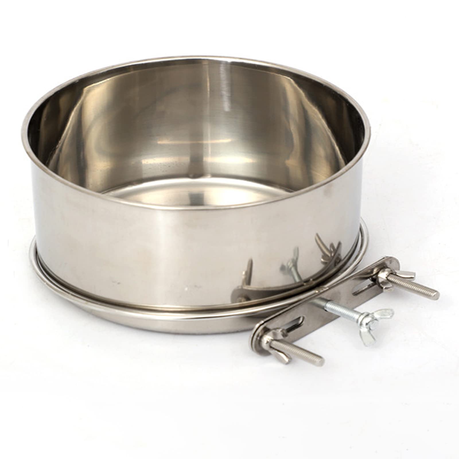 KAYSENSUK Comedero de Acero Inoxidable para Perros, comedero para Perros, comedero Colgante, comedero, comedero, Bebedero y Accesorios para Gatos, Conejos, pájaros, periquitos, hámsters, Perros