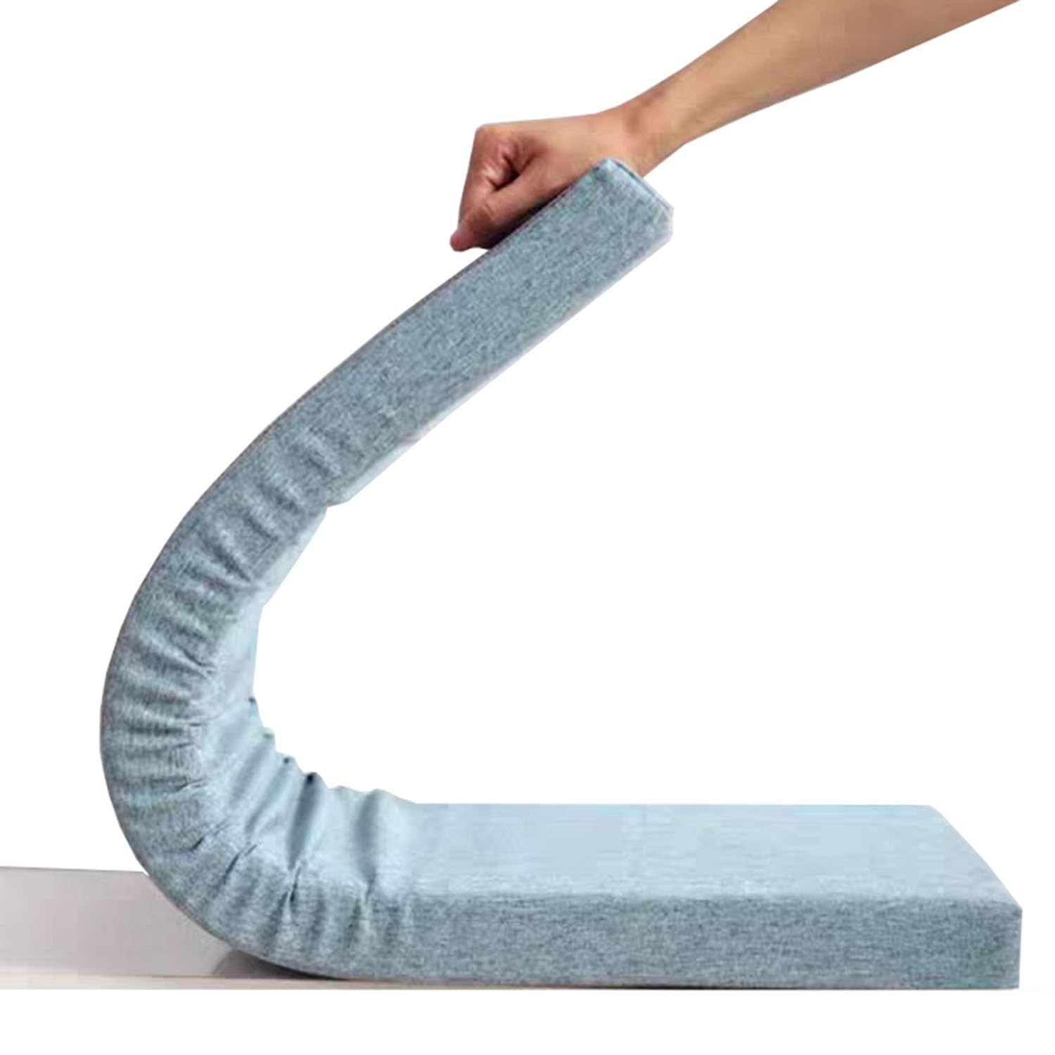 Bench Cushion, Chair Cushion for Windowsill, Washable, Removable Garden Bench Cushion, Non-Slip Bench Cushion, Swing Seat Cushion for Outdoor, Garden Furniture, Patio, Indoor (Light Blue, 125 x 60 cm-image-31