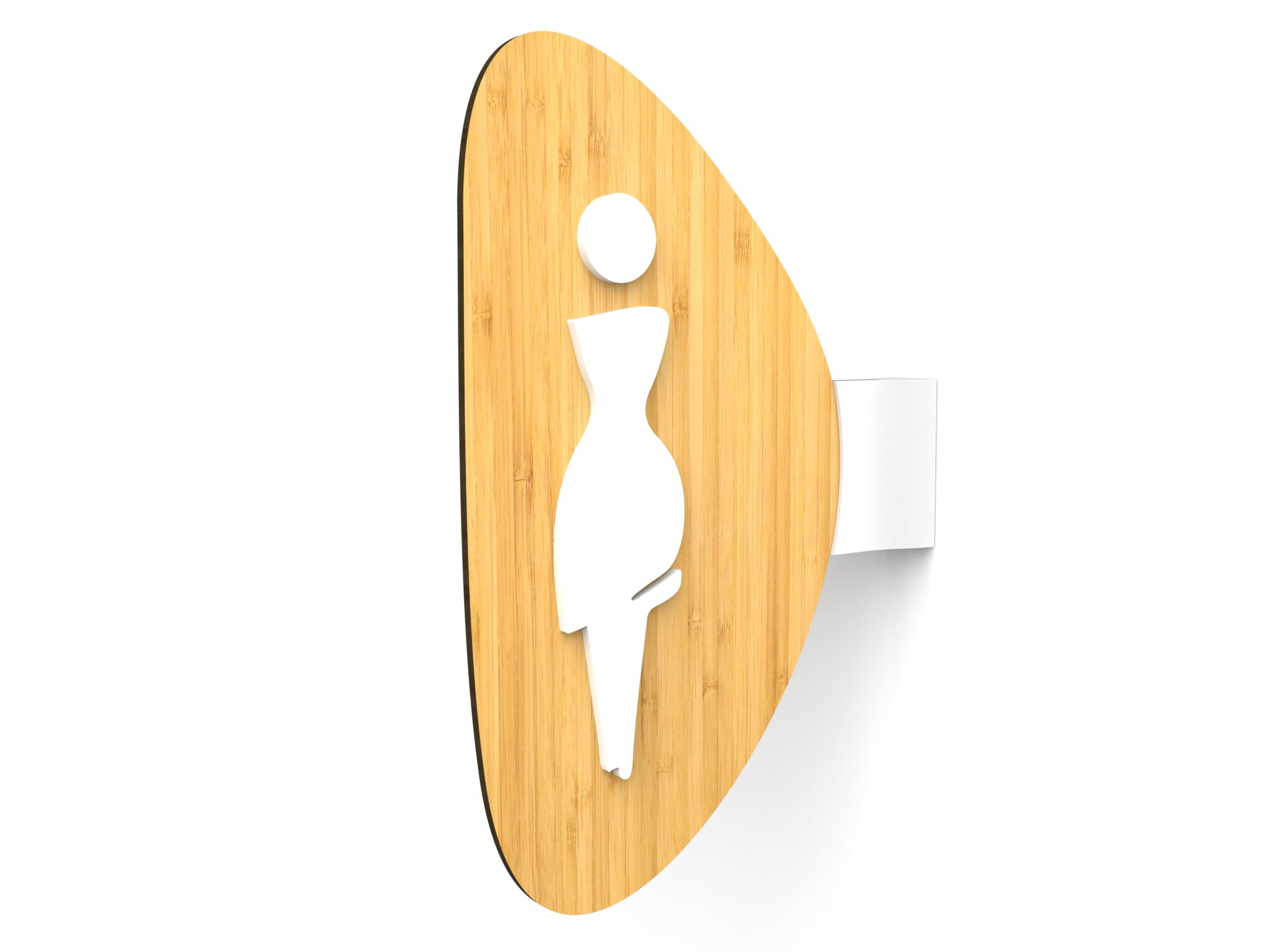 Set 3 Cartelli Toilette Bifacciali Personalizzabili – Simboli Bagno Uomo Donna Disabili WC – Insegne a Bandiera con Supporto Parete – Pittogrammi per Hotel Ristorante Ufficio Mensa