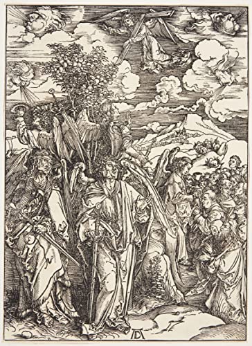 Peinture d'art d'affiche Albrecht Dürer les quatre anges œuvre murale de qualité