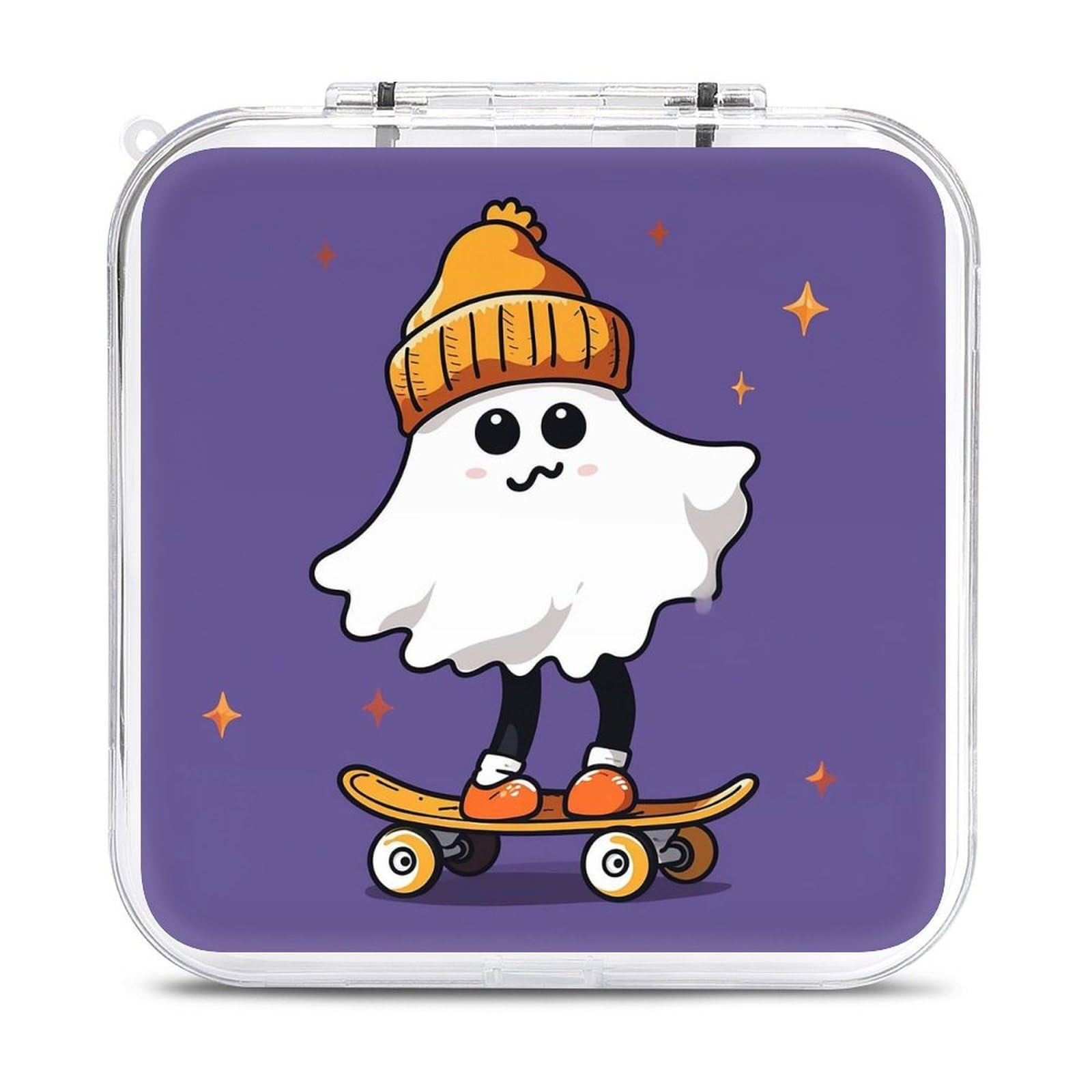 The Ghost of Skateboards Switch Game Case Switch Game Holder Cartridge Case Storage 12 Games 2 Micro Sd