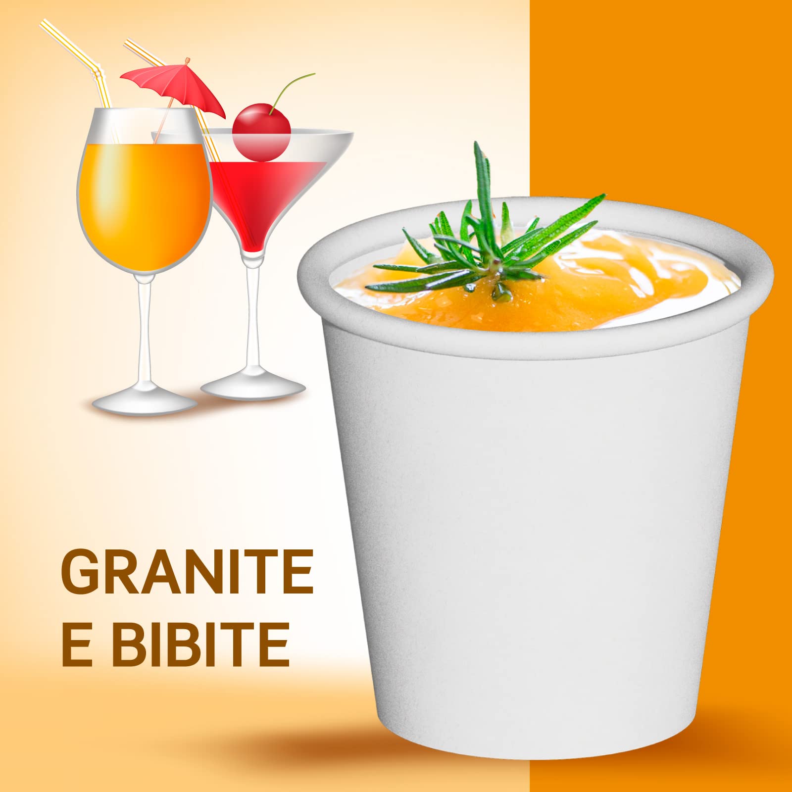 Eurocali 1000 Bicchieri in Carta Biodegradabile Compostabile 240ml - per Asporto Bevande Acqua