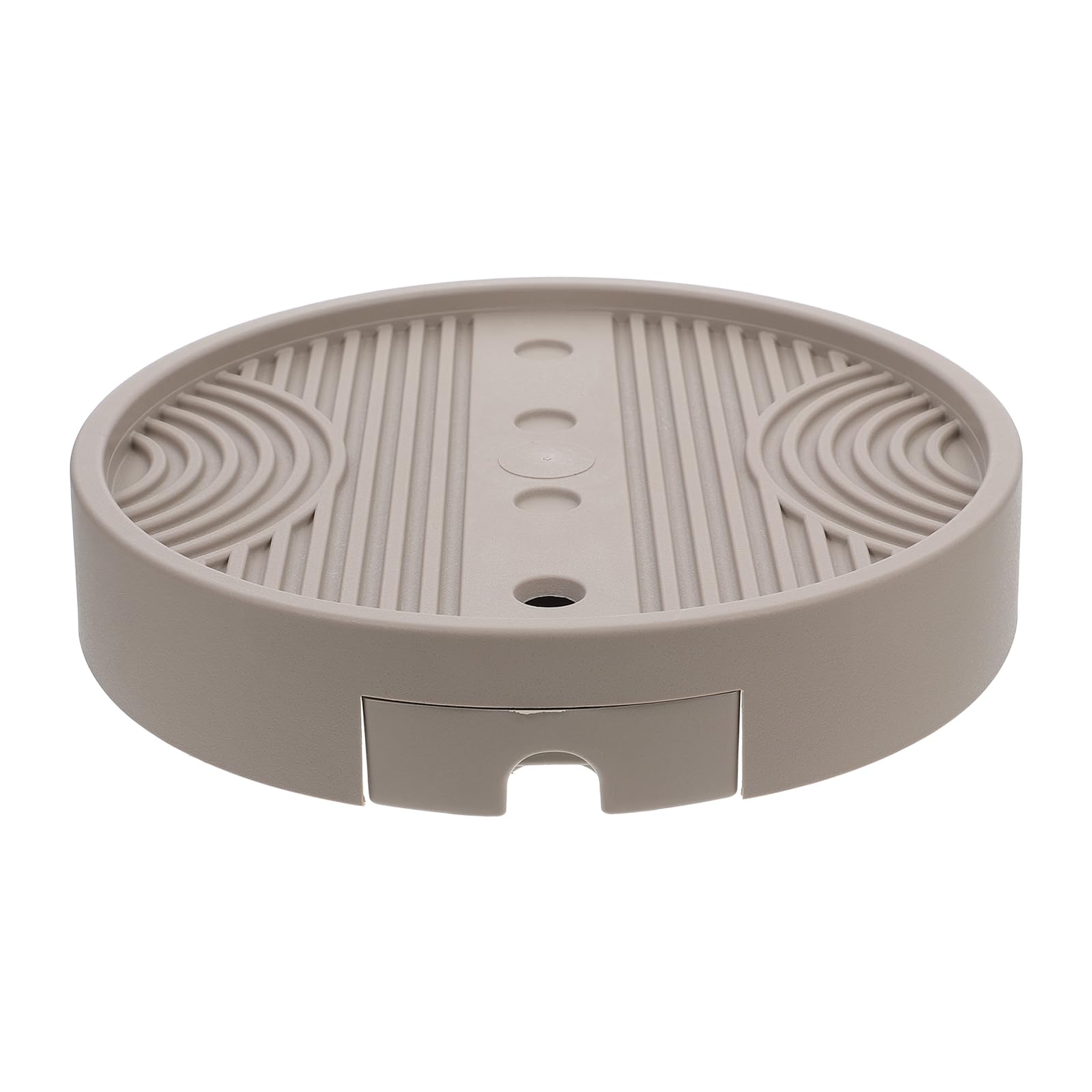 Support plantes intérieur roulettes universelles pivotantes plateau rond PP haute résistance