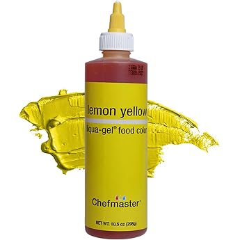 Chefmaster Liqua-gel Food Colour, 310ml, Lemon Yellow