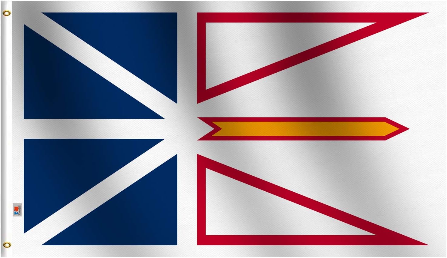 Rhungift Newfoundland And Labrador Flag 3x5 Ft - Heavy Duty Outdoor Canadian Province Flag
