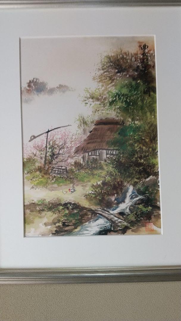 日本画水彩画② 日本画水彩画⑲ 日本画水彩画⑲ 絵画006 絵画 vintage