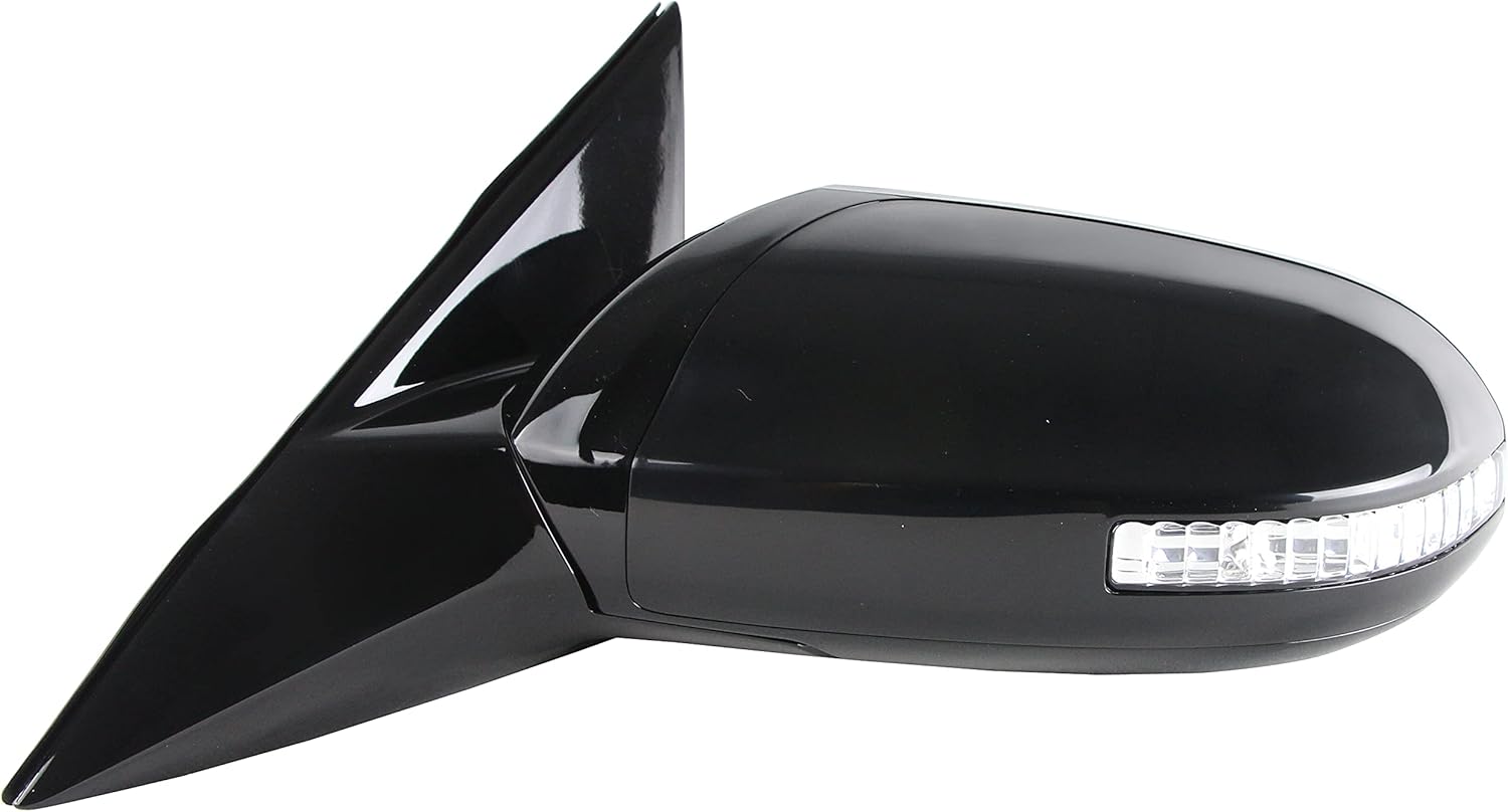 Dorman 959-151 Driver Side Power Door Mirror - Heated with Signal Compatible with Select Nissan Models, Black