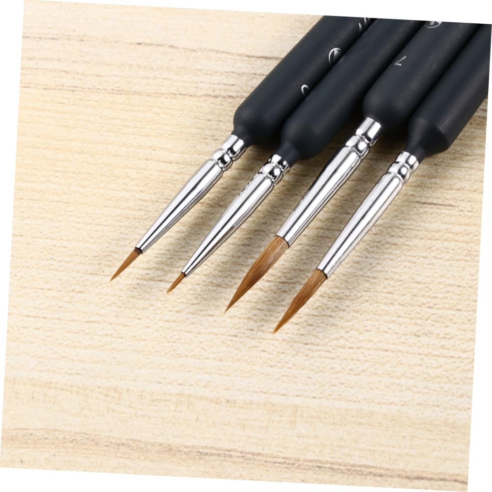 Operitacx 30piezas Pinceles De Dibujo para Pintura y Acuarela para Artistas y Principiantes Set De Pinceles De Punta Fina para Detalles Artísticos