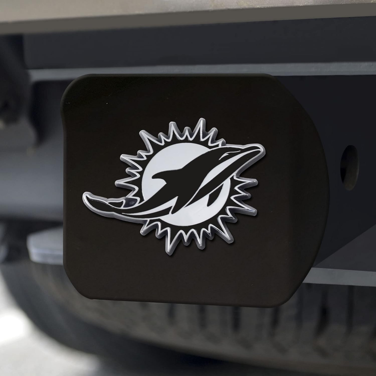 FANMATS NFL Unisex-Adult Metal Hitch Cover