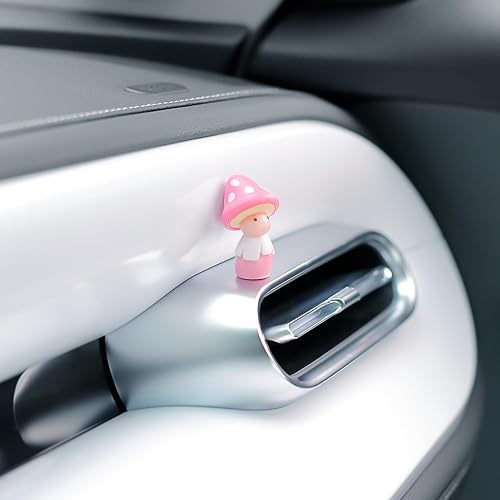 Miniatura 3 de YGMONER Mini conejito frigurinas decoración de tablero de calabaza, fantasma, conejo, decoración interior del automóvil, paquete de 5 bonitas