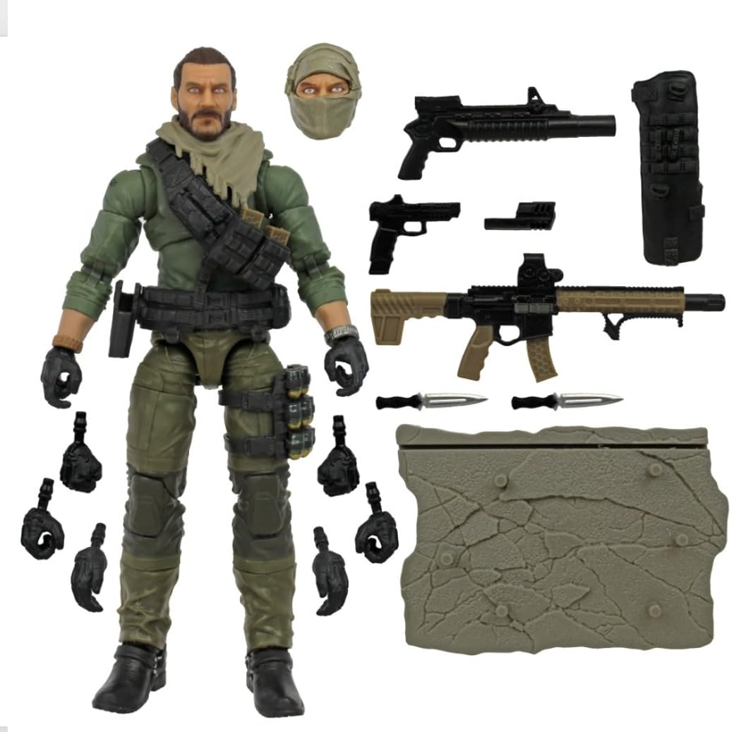 Action Force Valaverse Vane Black Series Premium 6-Inch Scale Action Figure with Multiple Accessories
