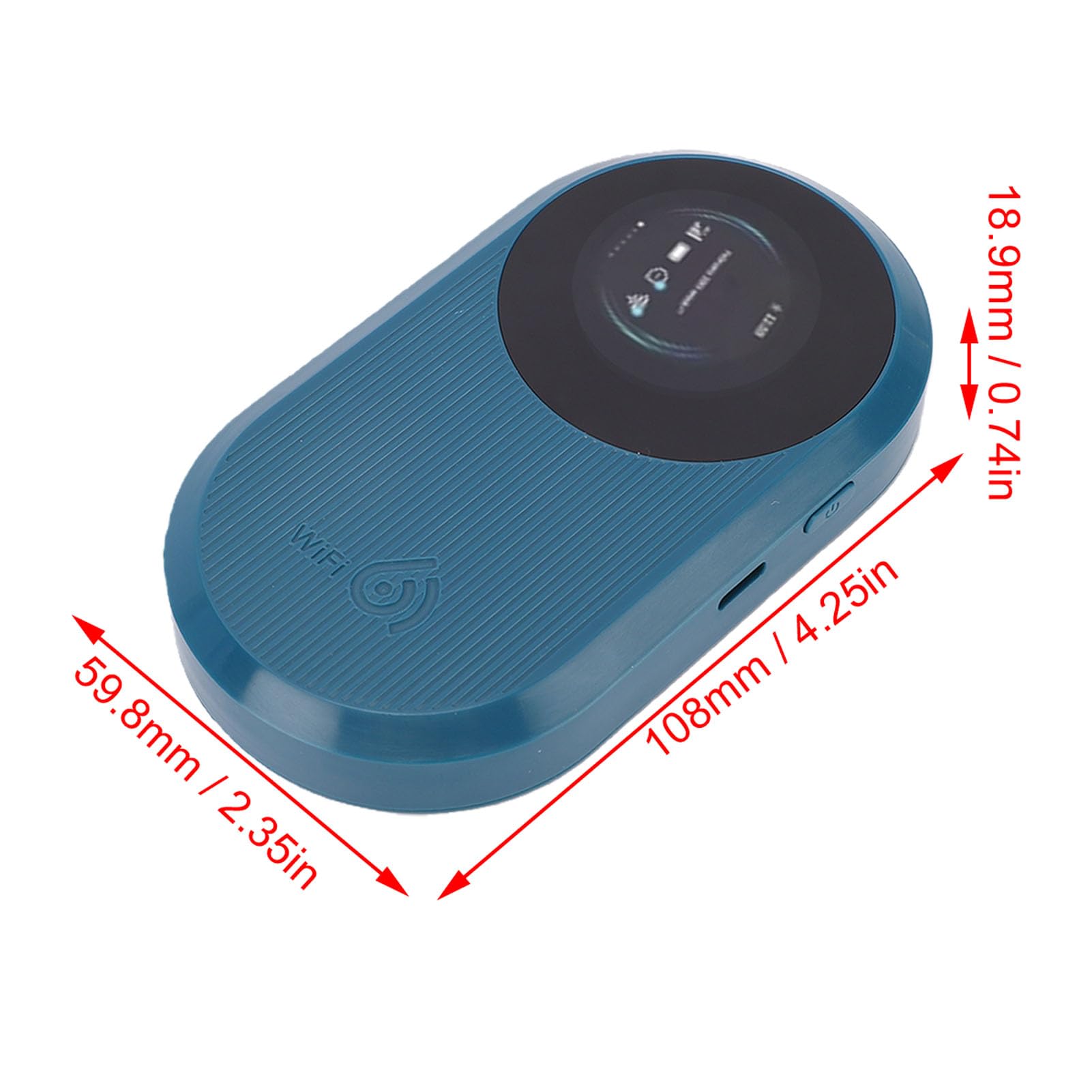 Cryfokt Hotspot WiFi 4G Portatile con Display LED, Router Mobile per