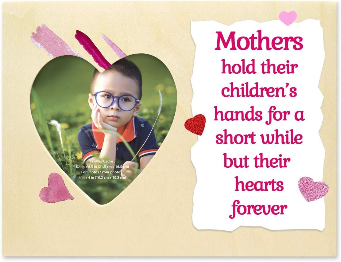Unfinished Wood Frames 6 Pk Valentines Crafts for Kids Valentine Crafts Natural Wood Frame DIY Picture Frame Wood Crafts to Paint Heart Crafts Picture Frame Craft Picture Frames DIY Frame Kit