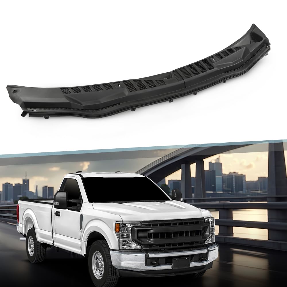 LQI Windshield Wiper Cowl Panel Grille Compatible with Ford F250 F350 F450 F550 Super Duty 2017-2022 HC3Z-25022A68-AB, HC3Z-25022A69-AC