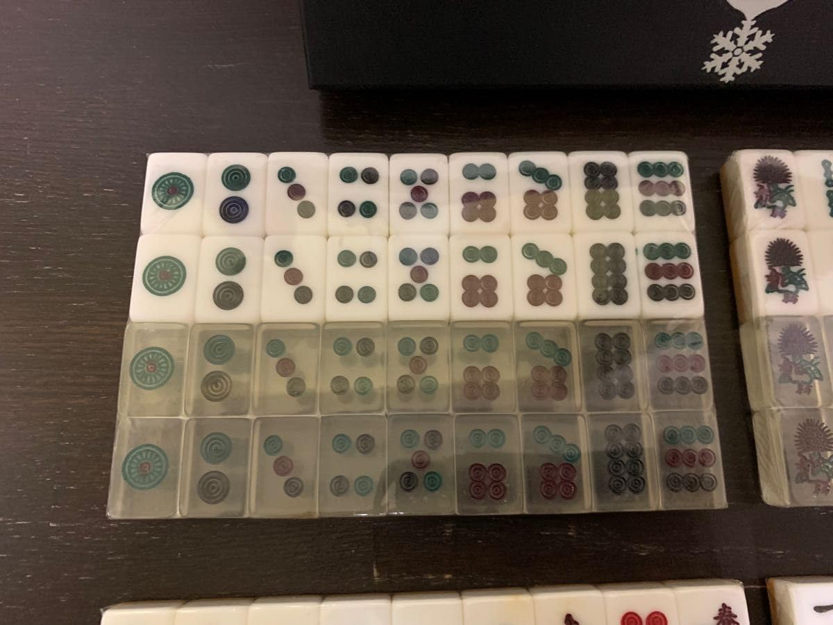 Amazon | 氷龍牌 ハーフ&ハーフ クリア 麻雀牌 セット | 麻雀 | おもちゃ