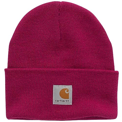 Image of Carhartt Unisex Baby Knit Beanie Cuff Hat | Acrylic Rib Knit | One Size (Infant) - Fits Heads Best 18.75-20 | Outdoor Fun