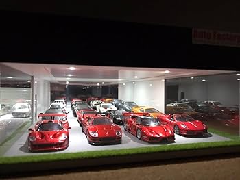 Amazon | ミニカー ジオラマ 1 64 カーディーラーⅣ（ブラック グレー