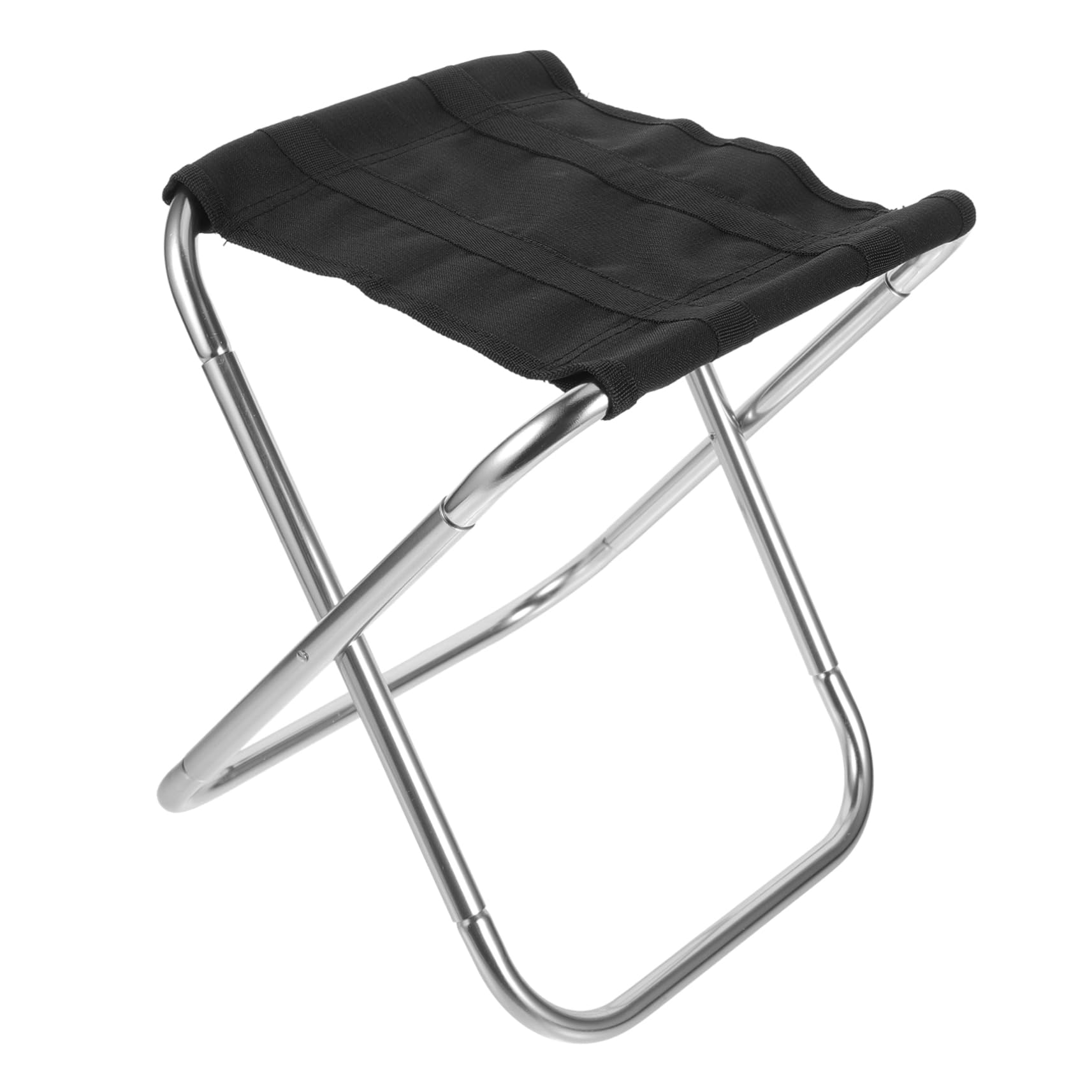 Milisten Sgabello Pieghevole in Lega di Alluminio, Ultraleggero | Tessuto Oxford, Design Portatile per Campeggio e Gite in Spiaggia, Struttura Richiudibile