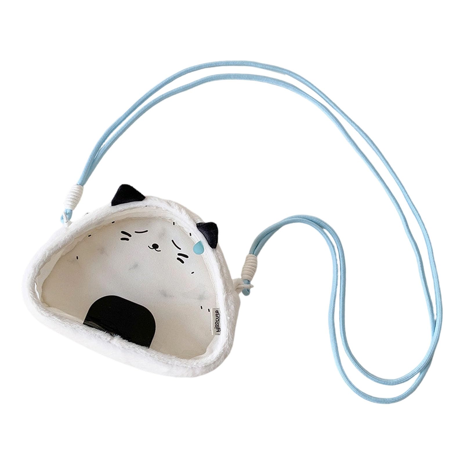 Tsophreniq Cartoon Themed Plush Slings Bag with Adjustable Strap Spacious Storage Container for Plush Doll Travel Bag