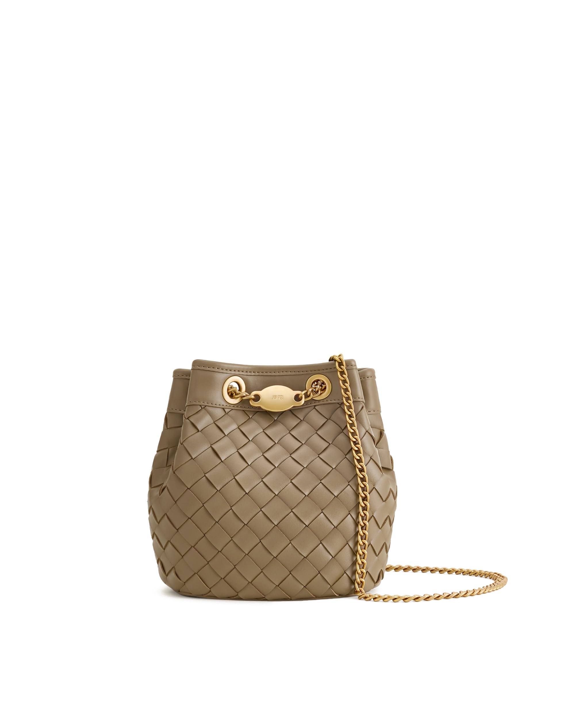JW PEI Women's Yara Hand-Woven Bucket Bag