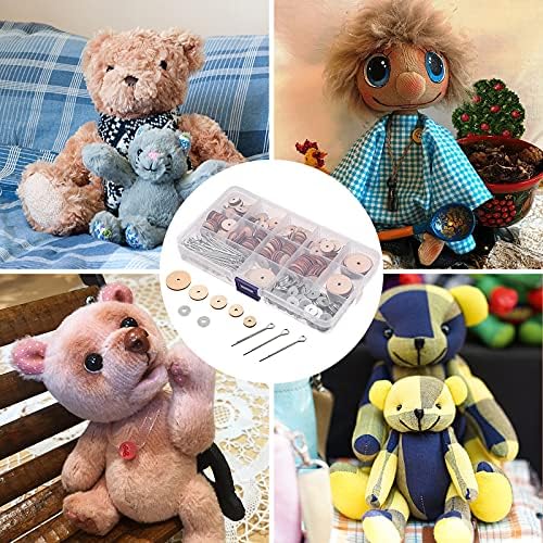 EXCEART Doll Joints Doll Accessories for Teddy Bear Toys Doll Making Joints Doll DIY Material Scrapbook Crafts Doll Making Movable Joints