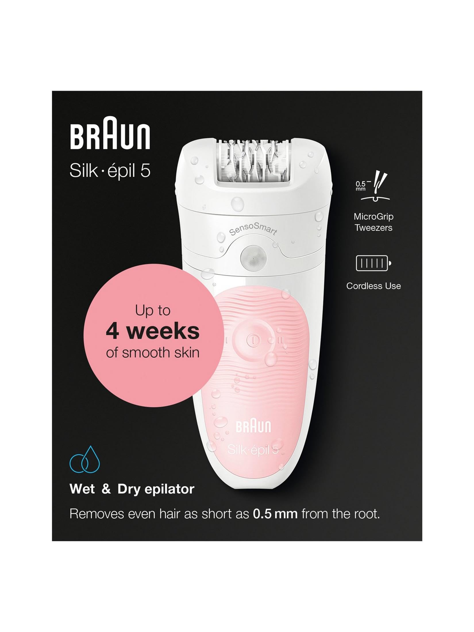 BRAUN SE-5516 Depiladora Silk-Epil 5 Wet & Dry