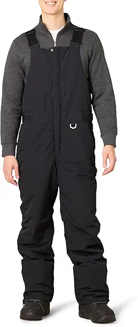 Men's Insulated Snow Bib Overall - Water-Resistant & Warm
