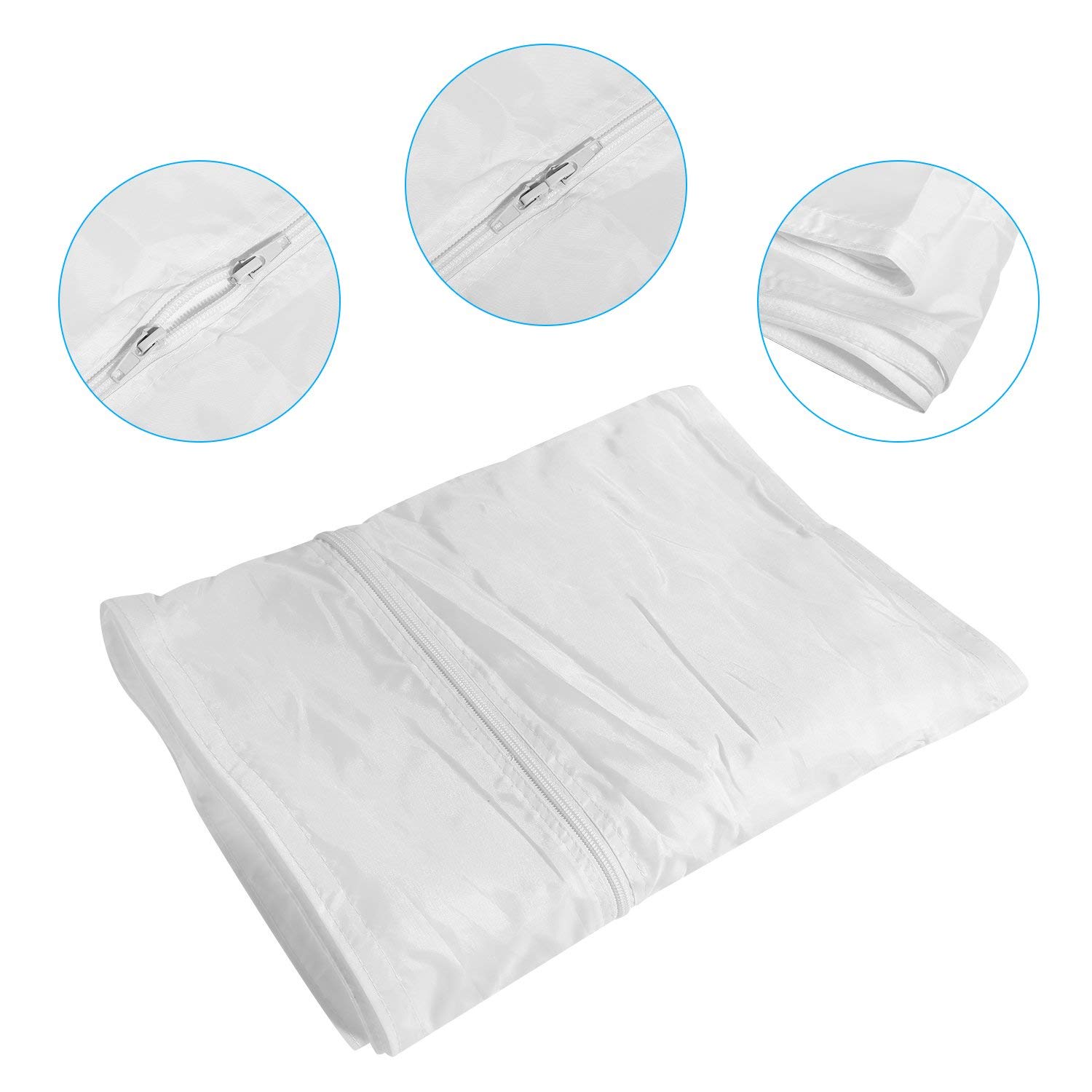 90x210CM Guarnizione Universale AirLock Guarnizione per porta finestra,per climatizzatori ed essiccatori - Con Apertura Zip per Passaggio,Hot Air Stop