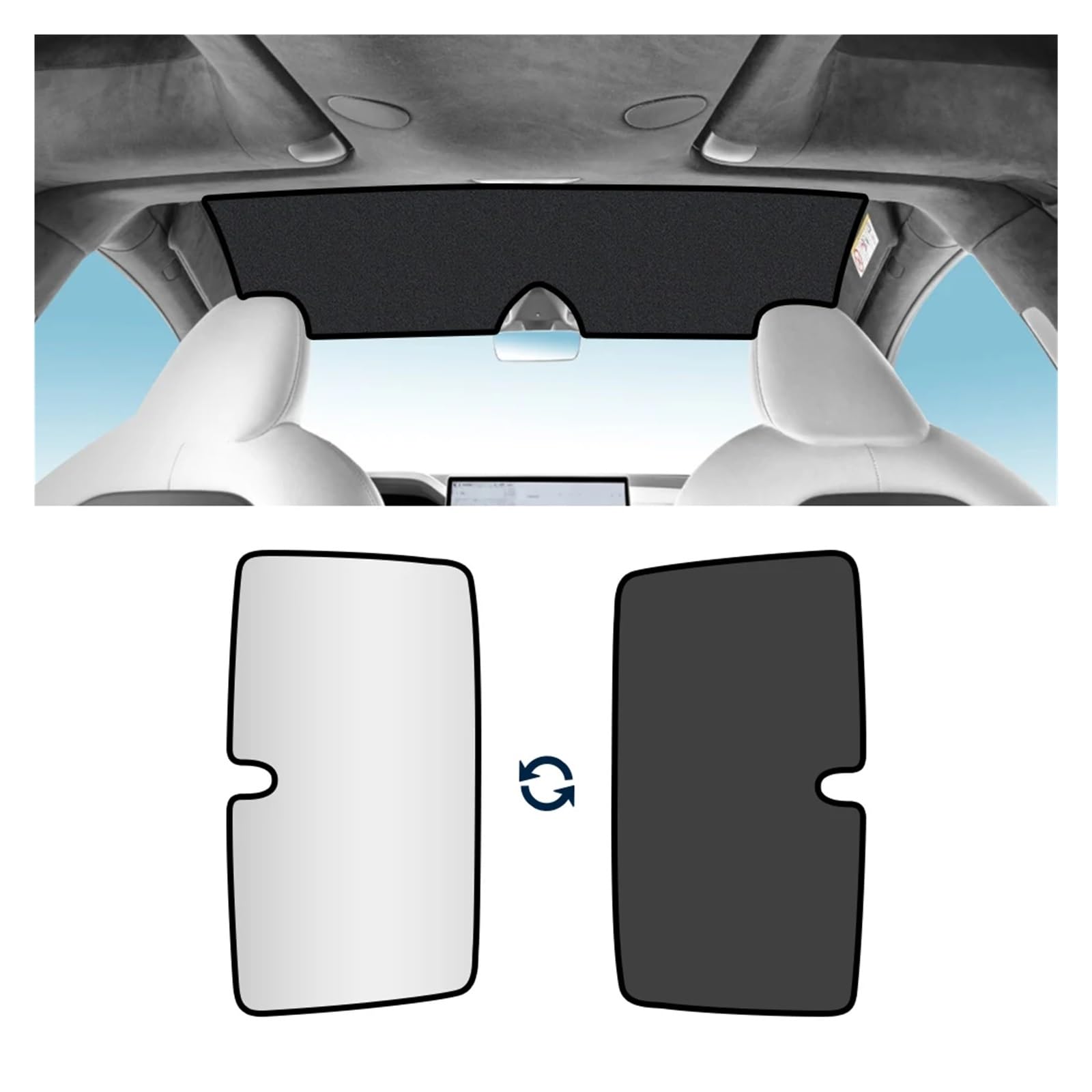 Parasol Parabrisas Parasol Para Parabrisas Coche Viseras Protector Solar Ventana Frontal Para Tesla Para Modelo X 2022 2023 2024