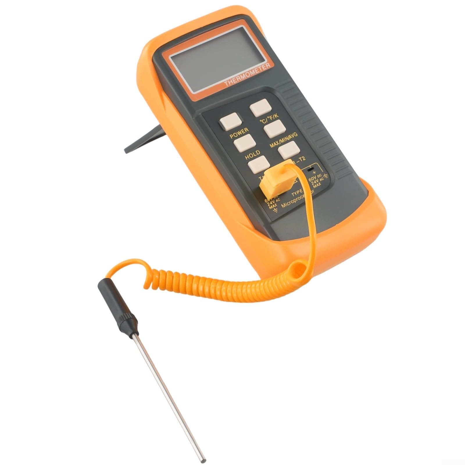Termometro digitale a doppio canale K 6802 II per HVAC, kit di test per legionella con 4 sonde